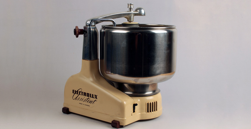 Electrolux hushållsassistent cirka 1940. Ur AB Electrolux arkiv hos Centrum för Näringslivshistoria.