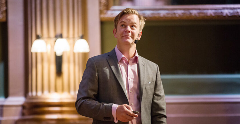 Anders Sjöman, kommunikationschef på Centrum för Näringslivshistoria